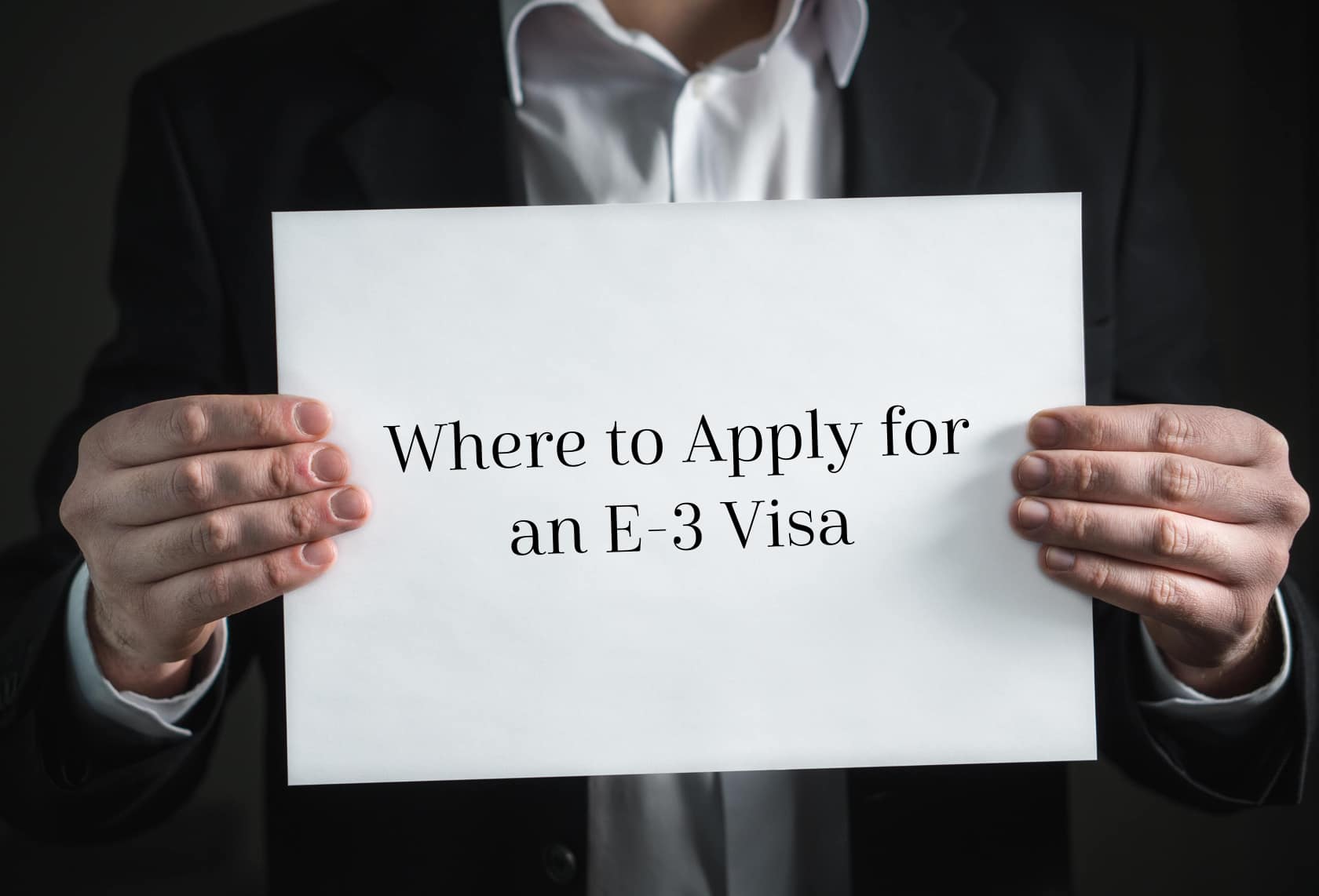 Kælder tilfældig jeg læser en bog Learn Where to Apply for an E-3 Visa – Lightman Law Firm